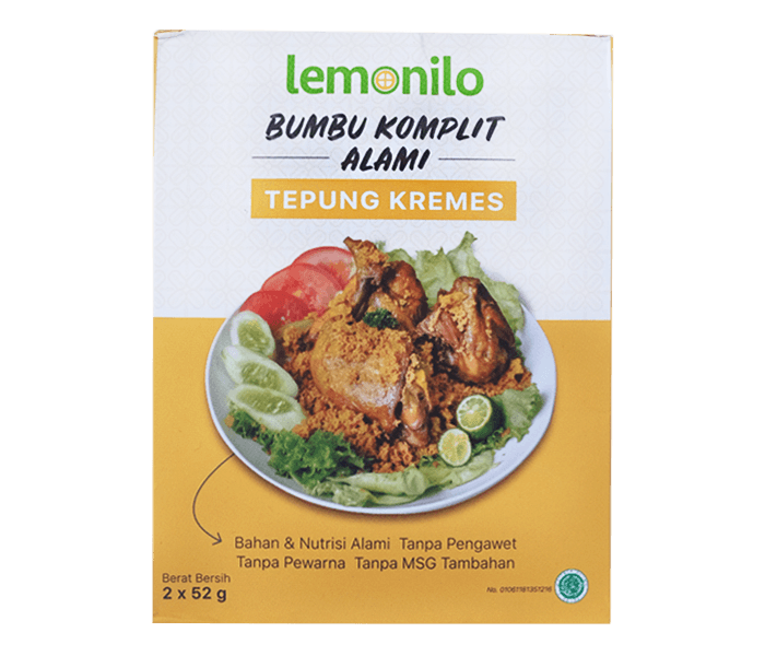 Lemonilo Bumbu Komplit Alami Tepung Kremes 104 gr